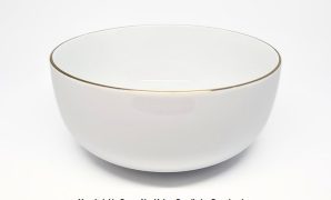 Mangkok List Emas, Alat Makan Estetik dan Fungsional Mangkok List Emas, Alat Makan Estetik dan Fungsional