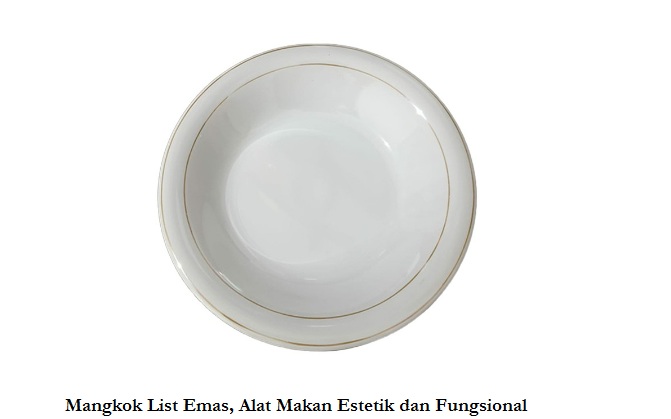 Mangkok List Emas