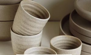 Bahan keramik tembikar untuk mangkok yang estetik dan alami