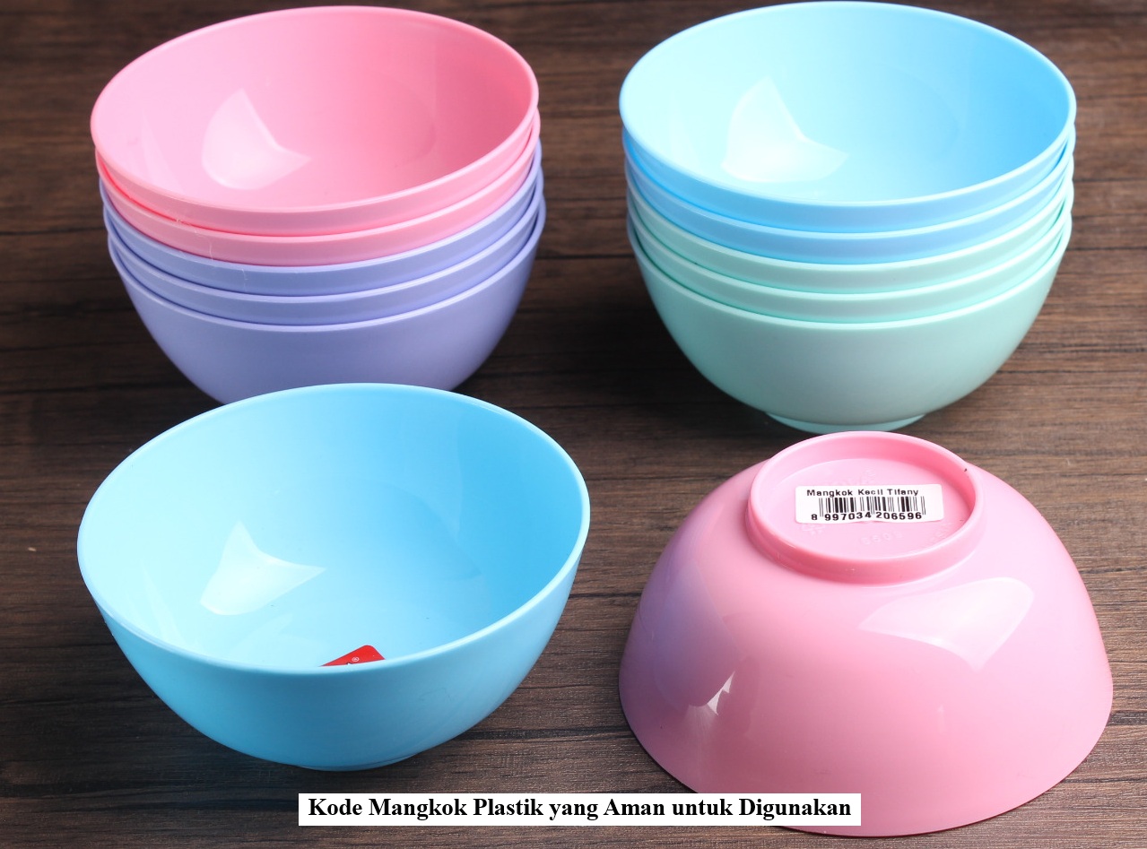 Kode mangkok plastik yang aman untuk berbagai makanan