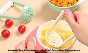 Mangkok Penghalus Makanan Bayi dari Bahan Plastik yang Aman