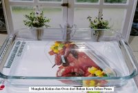 Mangkok Kukus dan Oven dari Bahan Kaca Tahan Panas