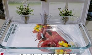 Mangkok Kukus dan Oven dari Bahan Kaca Tahan Panas